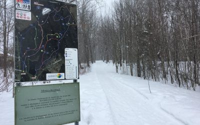 Randonnée aux flambeaux à Asbestos le 15 février