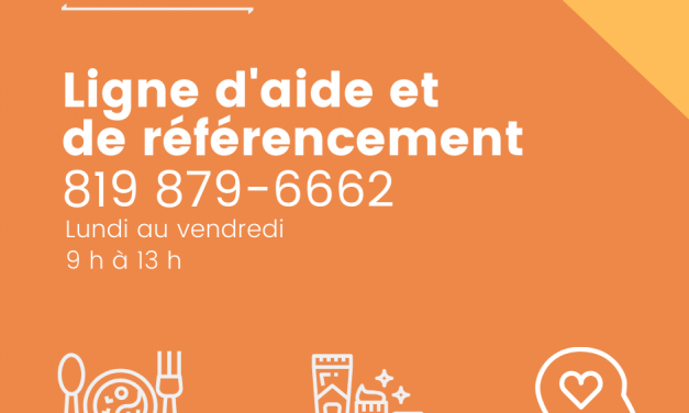 une ligne téléphonique d’aide pour les citoyens de la mrc des sources