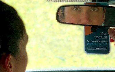 un accroche-rétroviseur pour les indispensables du ciusss de l&rsquo;estrie-chus