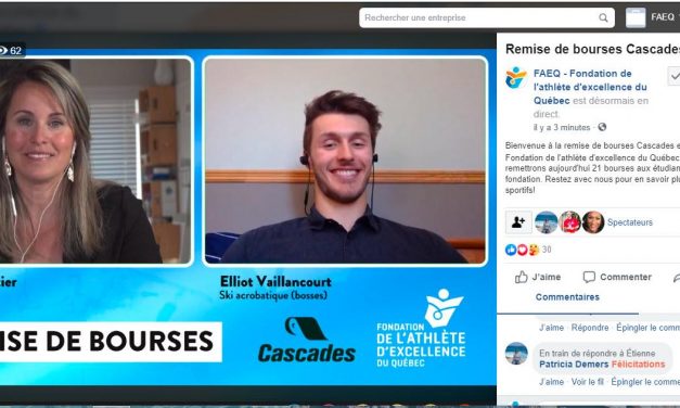 Cascades appuie les étudiants-athlètes et verse 80 000 $ en bourses