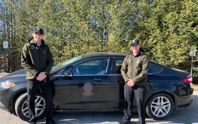 Deux cadets de la Sûreté du Québec à Windsor cet été