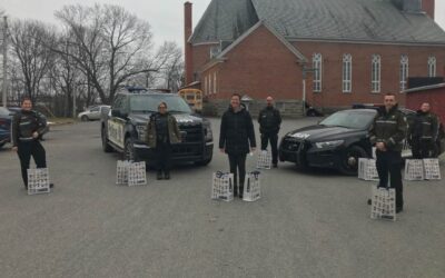 Des actions communautaires posées par les policiers de la SQ de la région