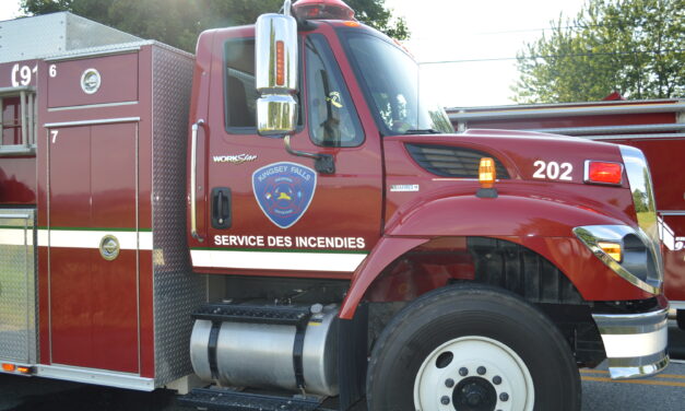 Une motoneige prend feu à Sainte-Séraphine