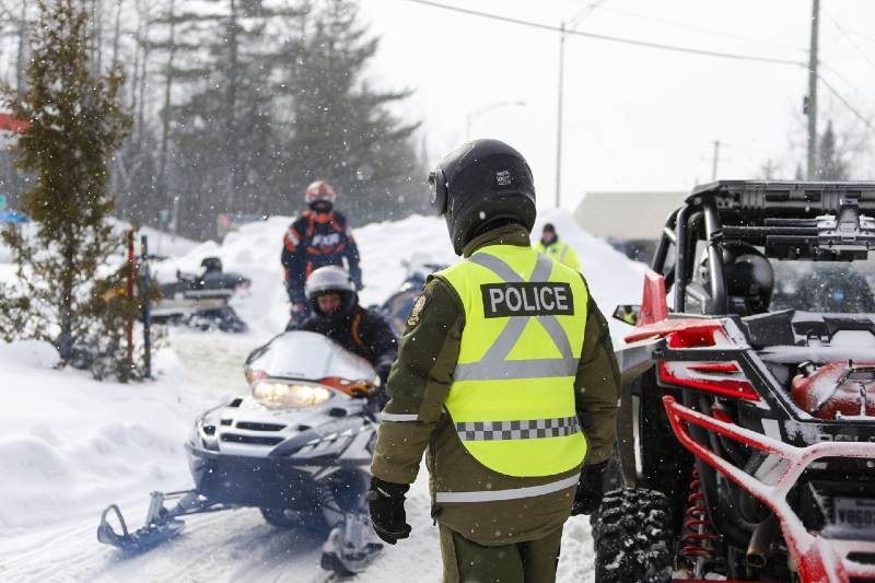 Près de 700 usagers des sentiers interpellés par la Sûreté du Québec lors de l’opération IMPACT