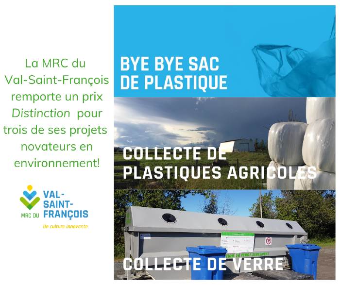 Un Prix d’excellence en environnement pour la MRC du Val-St-François