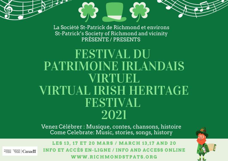 Un Festival du patrimoine irlandais virtuel à Richmond