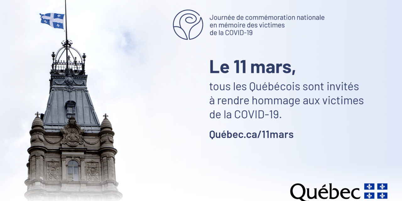 Journée de commémoration nationale en mémoire des victimes de la COVID-19