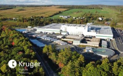 Kruger bonifie son investissement et double la production de sa future machine à papier tissu à Brompton