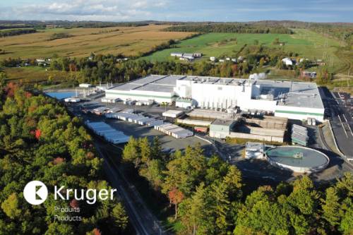 Kruger bonifie son investissement et double la production de sa future machine à papier tissu à Brompton