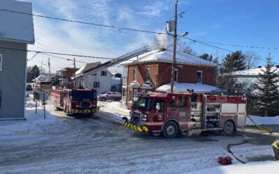 Incendie dans une résidence à Windsor et accidents ont mobilisé les pompiers vendredi
