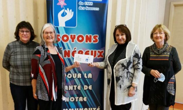 Un don important pour la Fondation du CSSS des Sources