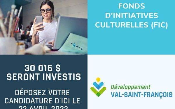 Appel de projets culturels en cours dans le Val-St-François