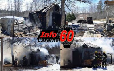Incendie dans un bâtiment agricole dans le canton de Melbourne