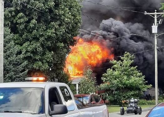 La Régie du bâtiment se déplace à Val-des-Sources à la suite de l&rsquo;incendie survenu vendredi