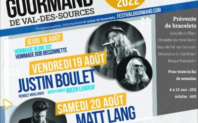 Les festivaliers attendus à Val-des-Sources pour la 43 édition du Festival gourmand
