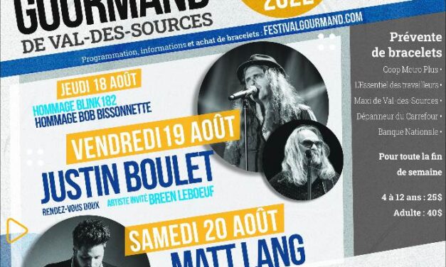 Les festivaliers attendus à Val-des-Sources pour la 43 édition du Festival gourmand