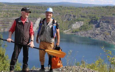 Une activité pour découvrir la mine Jeffrey en kayak