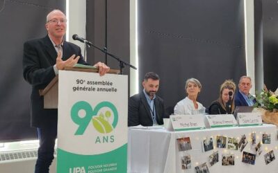 Les délégués de l&rsquo;UPA-Estrie réunis pour une 90e assemblée générale annuelle