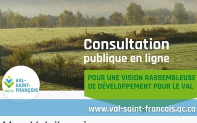 Entrevue : Geneviève Giasson, consultation publique dans le Val-Saint-François