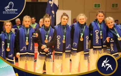 Médaille d&rsquo;or en équipe aux Jeux du Canada pour Maya Roy et Mélody Grenier