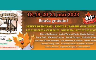 Entrevue : Serge Nadeau, Festival des sucres de Saint-Pierre-Baptiste du 18 au 21 mai 2023