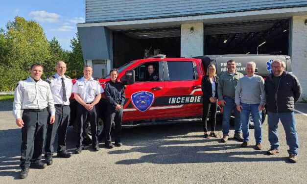 Nouveau véhicule d’incendie à la caserne de Kingsey Falls 