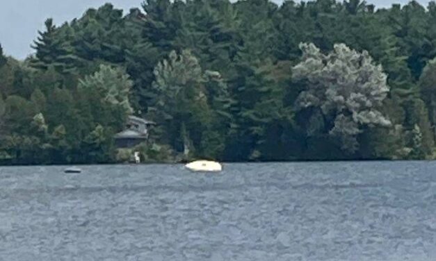 Sauvetage nautique au lac Tomcod