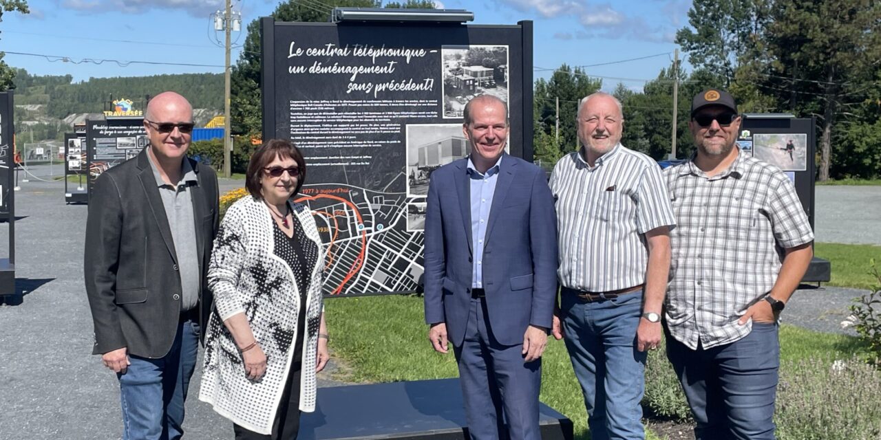 Inauguration du sentier d’interprétation historique à          Val-des-Sources