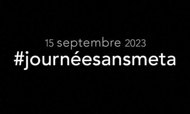 Le 15 septembre est la #journeesansmeta