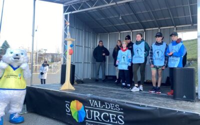 La Tournée de la flamme des Jeux du Québec-Sherbrooke 2024 s’arrête à Val-des-Sources
