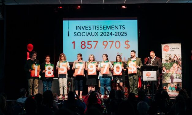 Des investissements sociaux dépassant 1,8 million $ pour Centraide Estrie