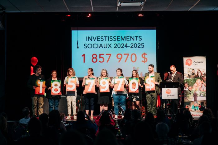 Des investissements sociaux dépassant 1,8 million $ pour Centraide Estrie