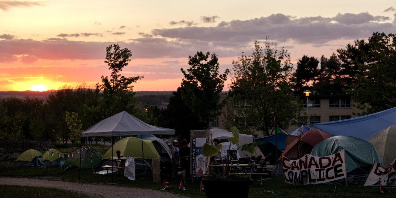 L’Université de Sherbrooke s’impatiente devant le campement propalestinien