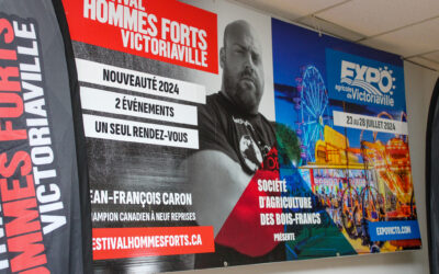 Entrevue avec Luc Bleau, Expo de Victo et Festival Hommes Forts Victoriaville