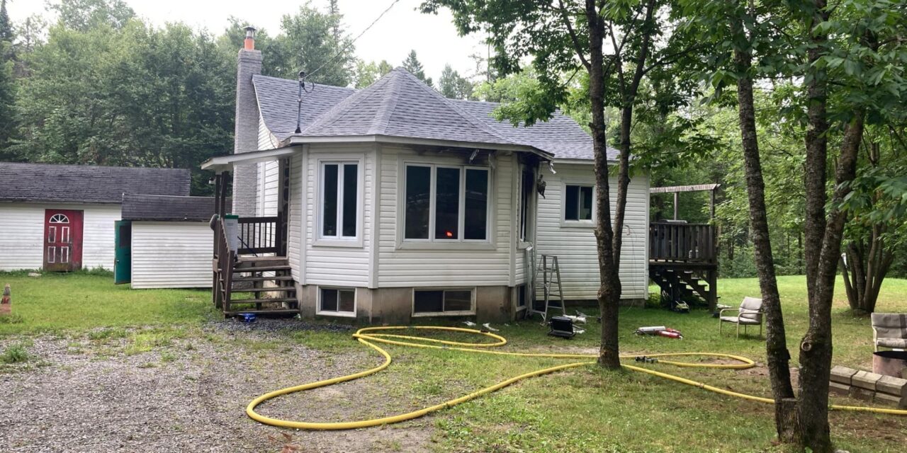 Incendie maîtrisé à Val-Joli