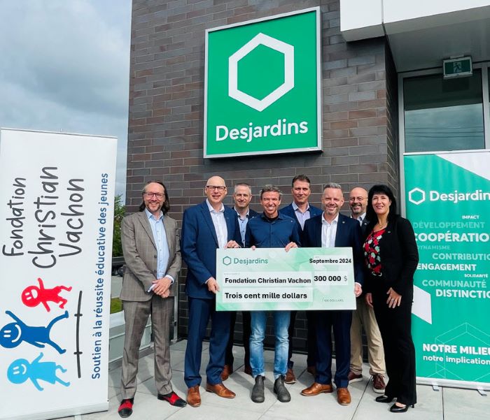 Desjardins appuie la Fondation Christian Vachon