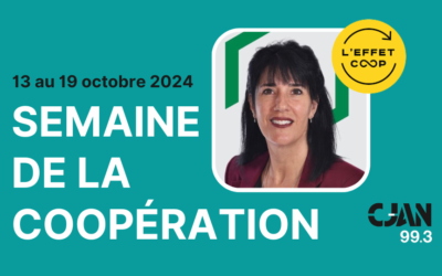 Entrevue avec Isabelle Garceau, Semaine de la Coopération avec la Caisse Desjardins des Sources