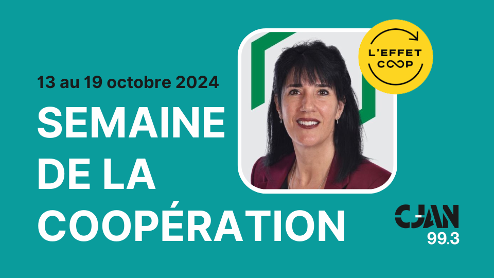 Entrevue avec Isabelle Garceau, Semaine de la Coopération avec la Caisse Desjardins des Sources