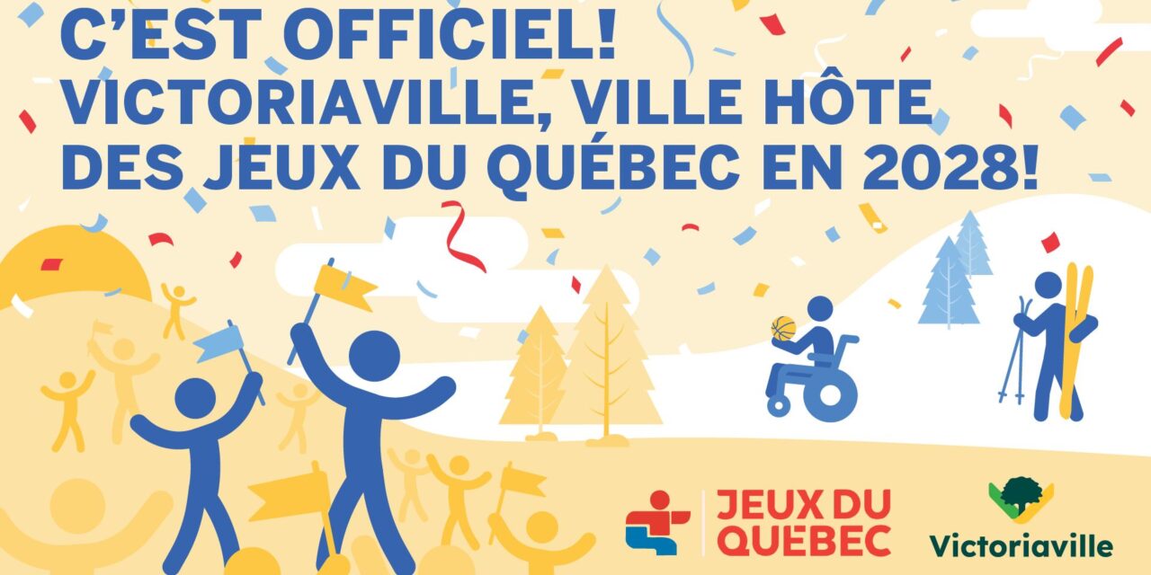 Victoriaville sera l’hôte des Jeux du Québec en 2028