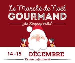 Entrevue avec René Bougie, 5e édition du Marché de Noël Gourmand de Kingsey Falls