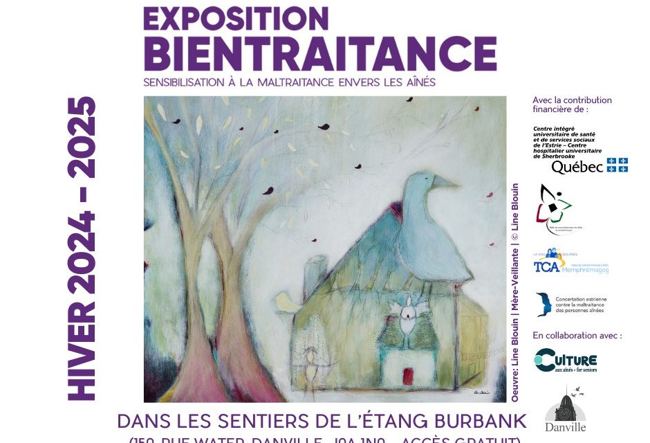 Entrevue avec Marie-Eve Cardin, Exposition Bientraitance à l’Étang Burbank