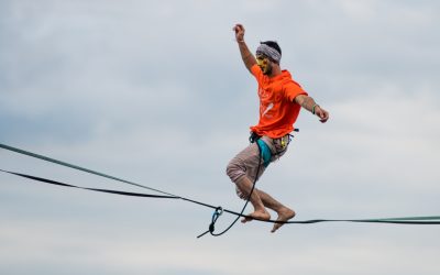 Entrevue Martine Côté, Journée Slackline à Val-des-Sources