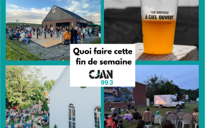 Quoi faire cette fin de semaine – 1er au 3 août 2025