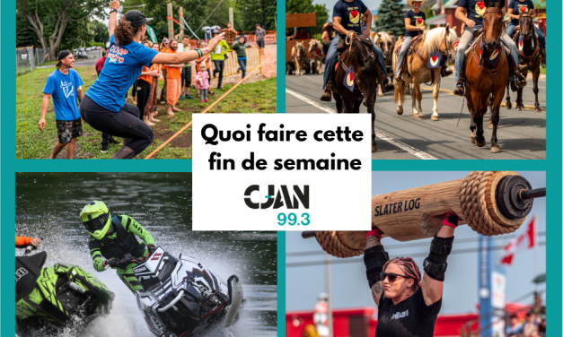 Quoi faire cette fin de semaine – 25 au 27 juillet 2025