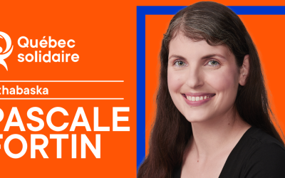 Entrevue avec Pascale Fortin, candidate de Québec solidaire dans Arthabaska