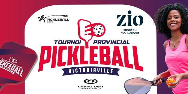 Le Grand Défi lance un nouveau tournoi de pickleball à Victoriaville