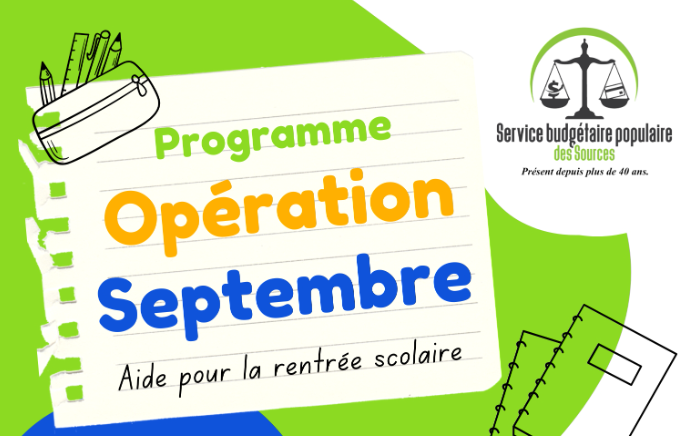 Entrevue avec Véronique Poirier, Opération septembre au Service budgétaire populaire des Sources