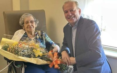 Une centenaire célébrée à Wotton