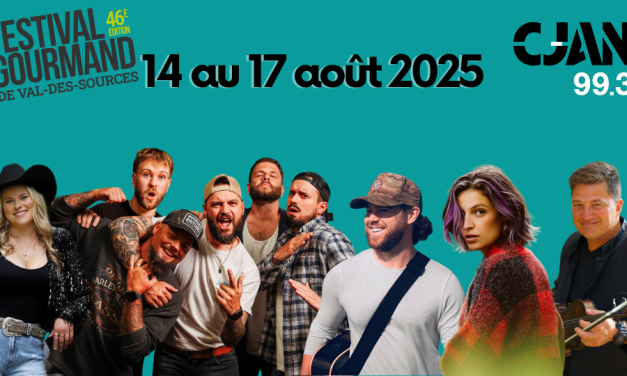 Entrevue avec Tommy Bilodeau, début du Festival Gourmand de Val-des-Sources