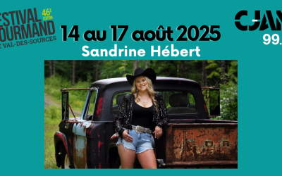 Entrevue avec Sandrine Hébert, en spectacle à Val-des-Sources